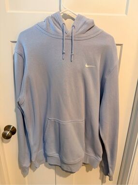 Nike Light Blue Men's Pullover Hoodie